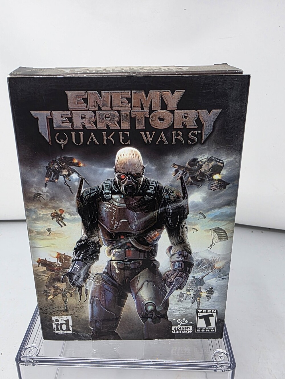 Enemy Territory Quake Wars PC Game Jewel CaseManual Cardboard Slipcover CIB